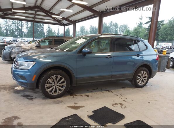 3VV0B7AX8LM175033 2020 VOLKSWAGEN TIGUAN Синий Панорамный вид салона 360°
