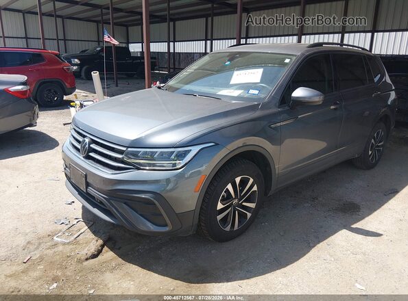 3VV0B7AX8NM016726 2022 VOLKSWAGEN TIGUAN Серый Передняя левая четверть