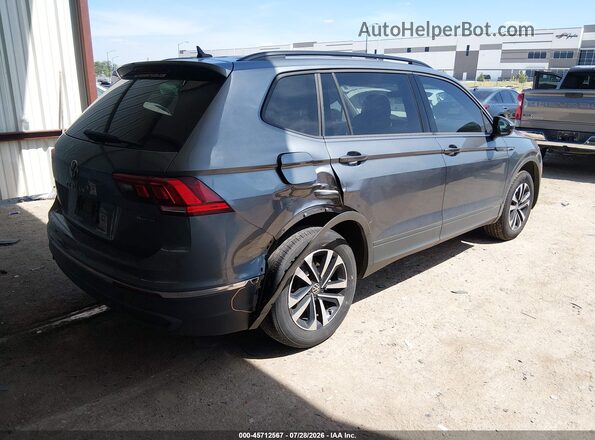 3VV0B7AX8NM016726 2022 VOLKSWAGEN TIGUAN Серый Задняя правая четверть