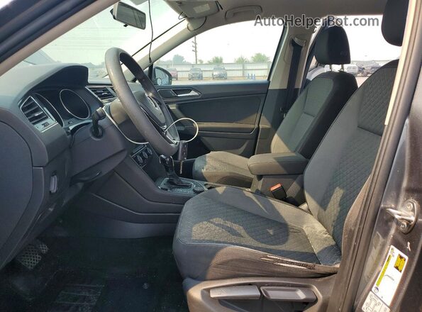 3VV0B7AX9JM092269 2018 VOLKSWAGEN TIGUAN Gray Вид салону спереду