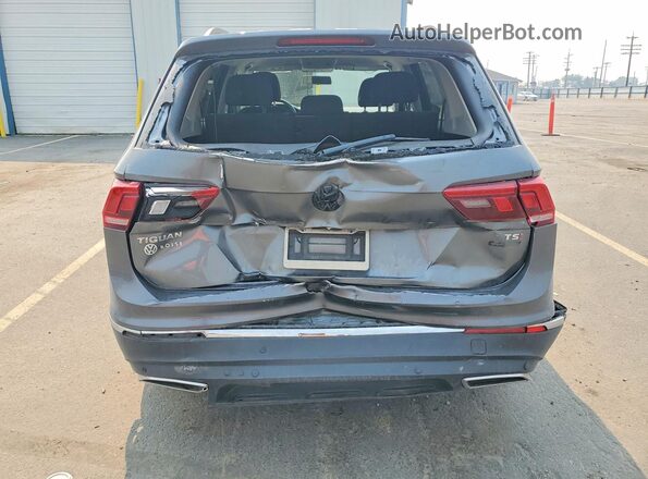 3VV0B7AX9JM092269 2018 VOLKSWAGEN TIGUAN Gray Вид ззаду