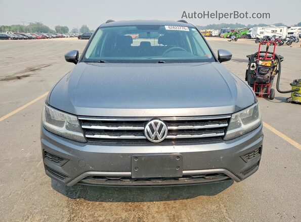 3VV0B7AX9JM092269 2018 VOLKSWAGEN TIGUAN Gray Вид спереду