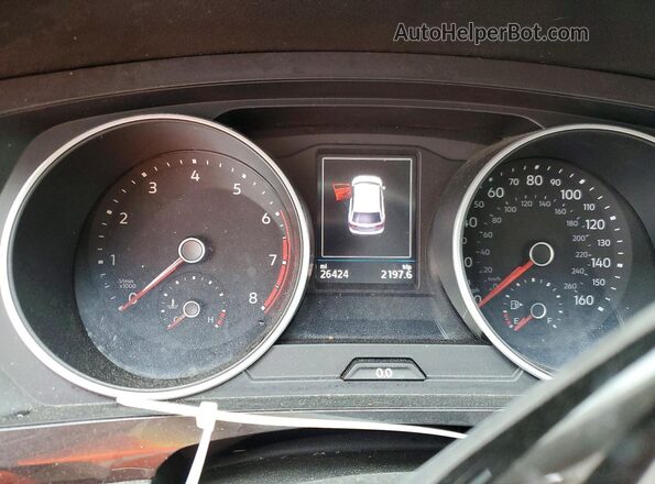 3VV0B7AX9LM138864 2020 VOLKSWAGEN TIGUAN Black Вид щитка приладів