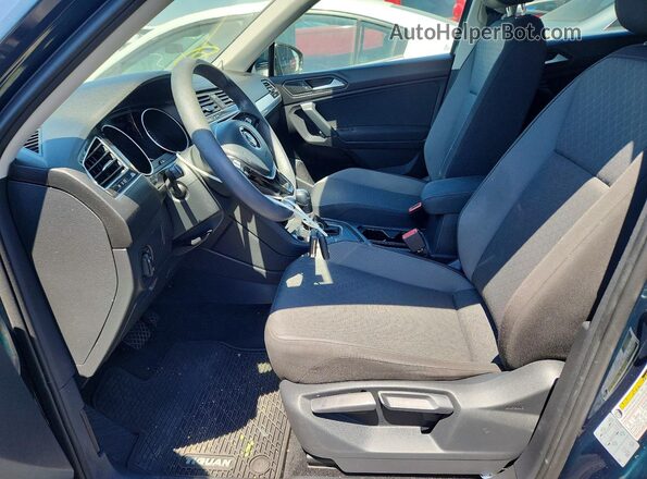 3VV1B7AX0KM101818 2019 VOLKSWAGEN TIGUAN Green წინა სალონის ხედი