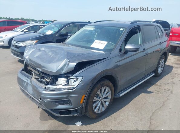 3VV1B7AX0LM008962 2020 VOLKSWAGEN TIGUAN Gray Առջևի ձախ երեք քառորդ տեսարան