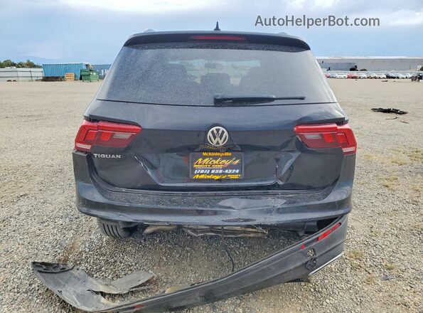 3VV1B7AX0LM058843 2020 VOLKSWAGEN TIGUAN Black უკანა ხედი