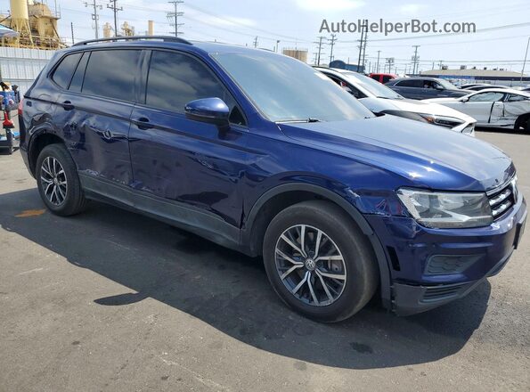 3VV1B7AX0MM077099 2021 VOLKSWAGEN TIGUAN Blue Առջևի աջ