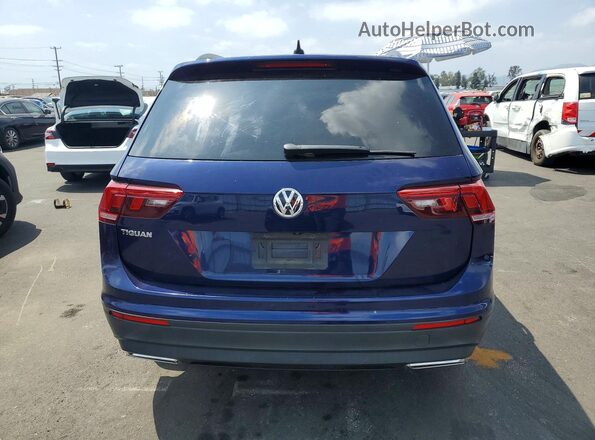 3VV1B7AX0MM077099 2021 VOLKSWAGEN TIGUAN Blue Հետևի տեսք