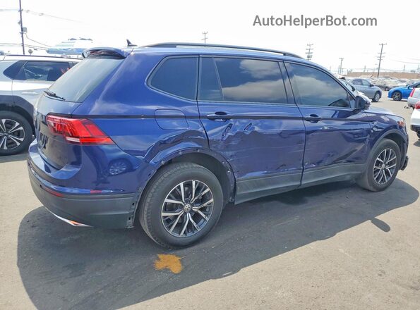 3VV1B7AX0MM077099 2021 VOLKSWAGEN TIGUAN Blue Հետևի աջ