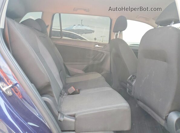 3VV1B7AX0MM077099 2021 VOLKSWAGEN TIGUAN Blue Սալոնի հետևի տեսք
