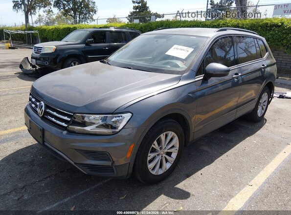 3VV1B7AX1JM119128 2018 VOLKSWAGEN TIGUAN Gray Front left
