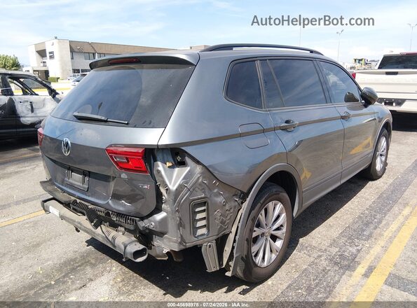 3VV1B7AX1JM119128 2018 VOLKSWAGEN TIGUAN Gray Rear right