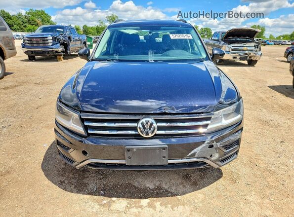 3VV1B7AX1KM101679 2019 VOLKSWAGEN TIGUAN Black Widok z przodu