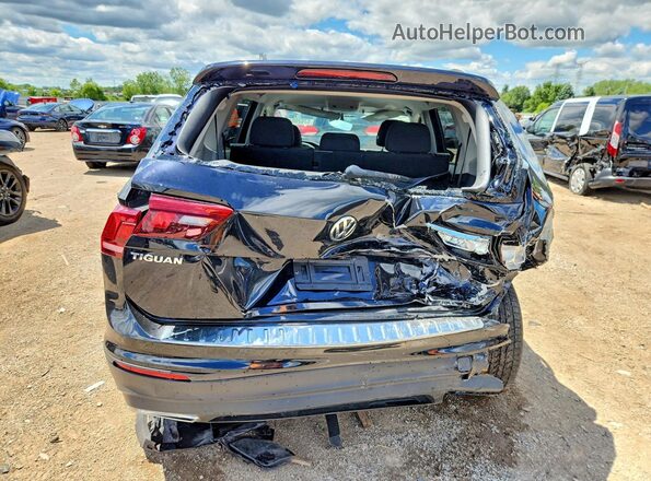 3VV1B7AX1KM101679 2019 VOLKSWAGEN TIGUAN Black Widok z tyłu