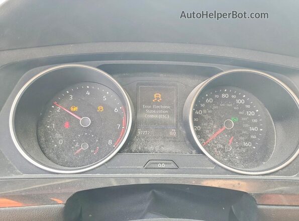 3VV1B7AX1LM134523 2020 VOLKSWAGEN TIGUAN Gray Vista del cuadro de instrumentos