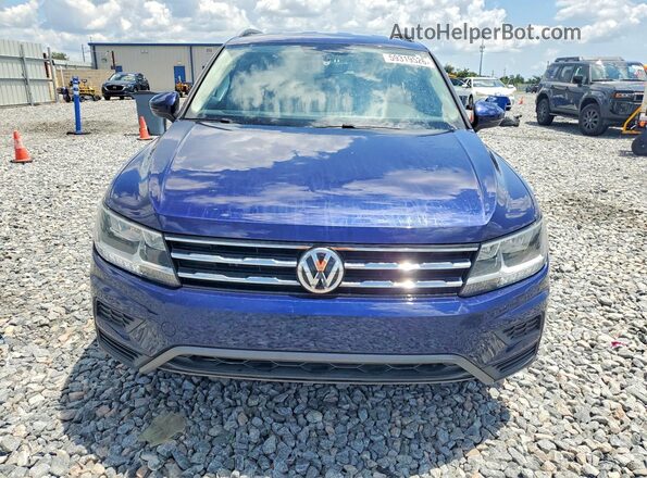 3VV1B7AX1MM077239 2021 VOLKSWAGEN TIGUAN Blue Widok z przodu