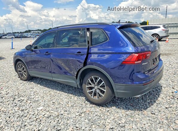 3VV1B7AX1MM077239 2021 VOLKSWAGEN TIGUAN Blue Tył lewy