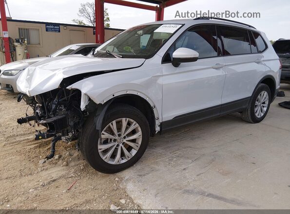 3VV1B7AX2KM054615 2019 VOLKSWAGEN TIGUAN White Передня ліва чверть