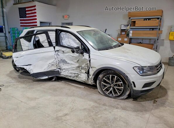 3VV1B7AX2MM111379 2021 VOLKSWAGEN TIGUAN Белый Передняя правая четверть