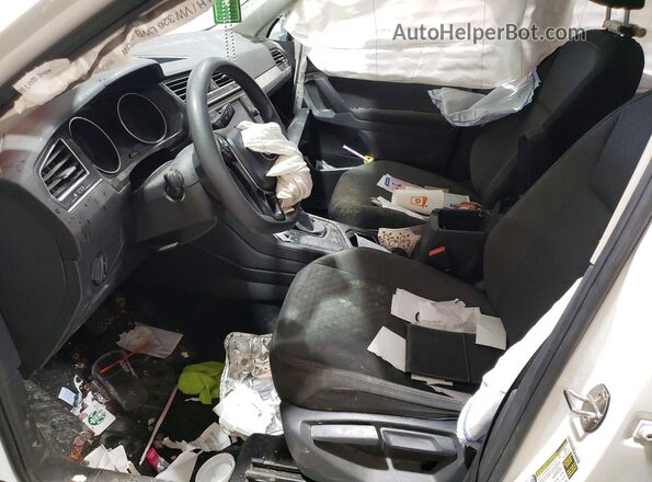 3VV1B7AX2MM111379 2021 VOLKSWAGEN TIGUAN Белый Вид салона спереди