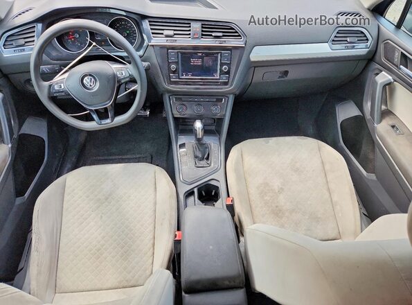 3VV1B7AX3LM059758 2020 VOLKSWAGEN TIGUAN Blue Vista del salpicadero