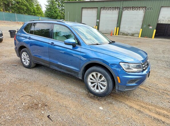 3VV1B7AX3LM059758 2020 VOLKSWAGEN TIGUAN Blue Delantero derecho