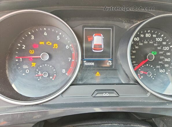 3VV1B7AX3LM059758 2020 VOLKSWAGEN TIGUAN Blue Vista del cuadro de instrumentos