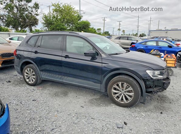 3VV1B7AX3LM076821 2020 VOLKSWAGEN TIGUAN Черный Передняя правая четверть
