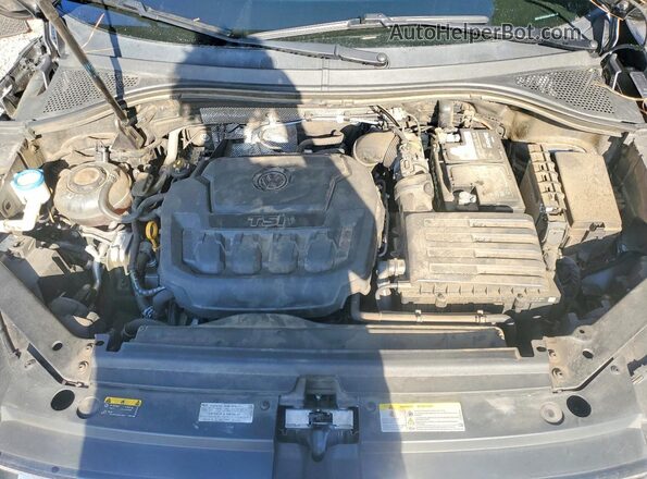 3VV1B7AX3LM143434 2020 VOLKSWAGEN TIGUAN Синий Вид задней части салона