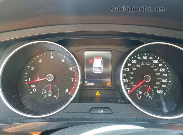 3VV1B7AX3LM143434 2020 VOLKSWAGEN TIGUAN Синий Вид щитка приборов