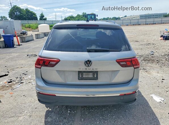 3VV1B7AX3NM028321 2022 VOLKSWAGEN TIGUAN Silver უკანა ხედი