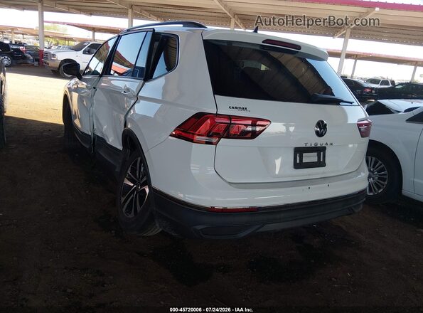 3VV1B7AX3NM083710 2022 VOLKSWAGEN TIGUAN White Rear left