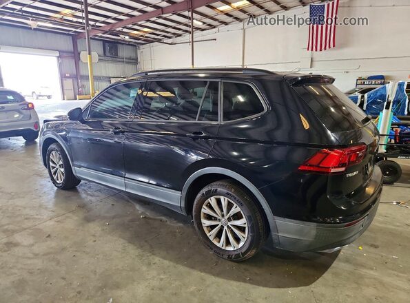 3VV1B7AX4JM040200 2018 VOLKSWAGEN TIGUAN Black Задня ліва чверть