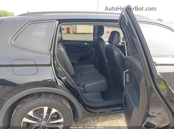 3VV1B7AX4NM052448 2022 VOLKSWAGEN TIGUAN Black Vista de la etiqueta del VIN