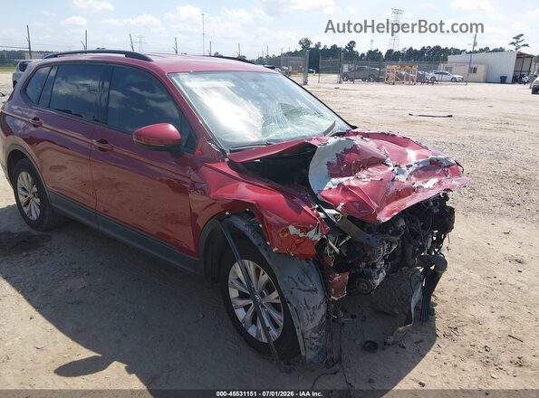 3VV1B7AX5JM017461 2018 VOLKSWAGEN TIGUAN Red Front view
