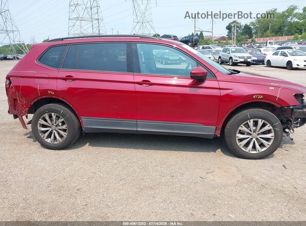 3VV1B7AX6JM021275 2018 VOLKSWAGEN TIGUAN Red Widok wnętrza 360 stopni