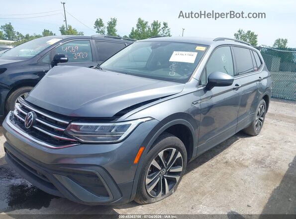 3VV1B7AX6NM012405 2022 VOLKSWAGEN TIGUAN Серый Передняя левая четверть