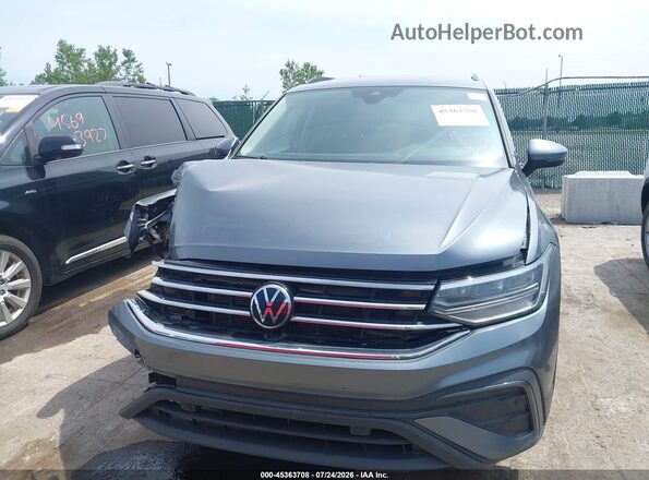 3VV1B7AX6NM012405 2022 VOLKSWAGEN TIGUAN Серый Вид задней части салона