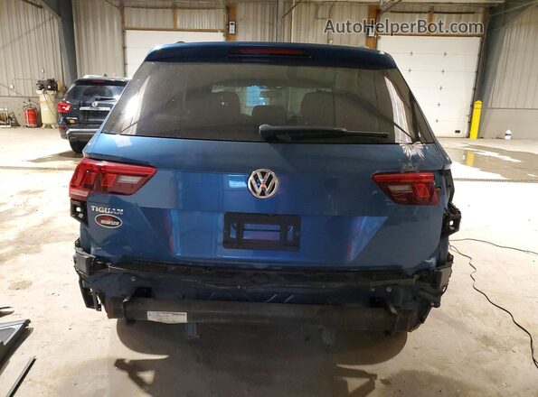 3VV1B7AX7KM079218 2019 VOLKSWAGEN TIGUAN Blue Rear view