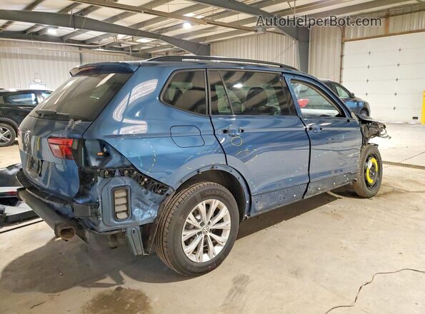 3VV1B7AX7KM079218 2019 VOLKSWAGEN TIGUAN Blue Rear right