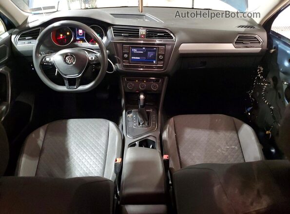 3VV1B7AX7KM079218 2019 VOLKSWAGEN TIGUAN Blue Dashboard view