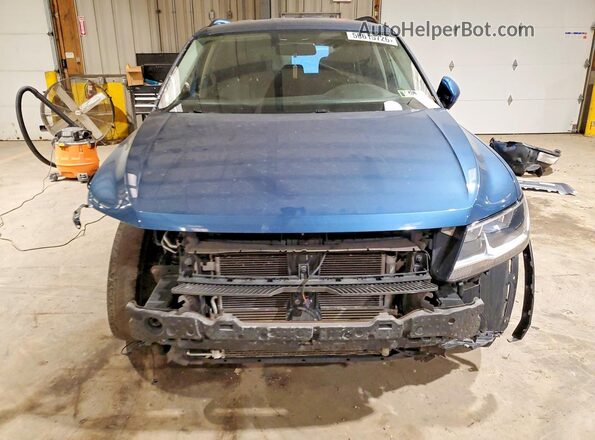 3VV1B7AX7KM079218 2019 VOLKSWAGEN TIGUAN Blue Front view
