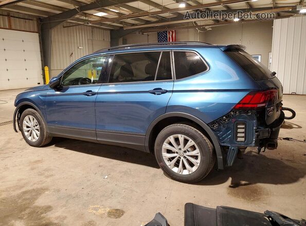 3VV1B7AX7KM079218 2019 VOLKSWAGEN TIGUAN Blue Rear left