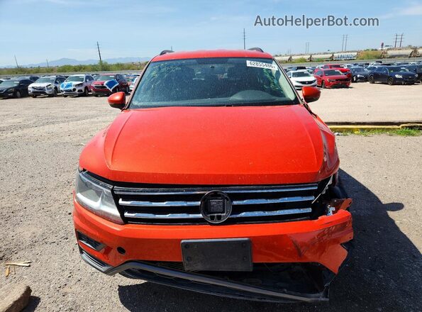 3VV1B7AX7KM140485 2019 VOLKSWAGEN TIGUAN Orange Widok z przodu