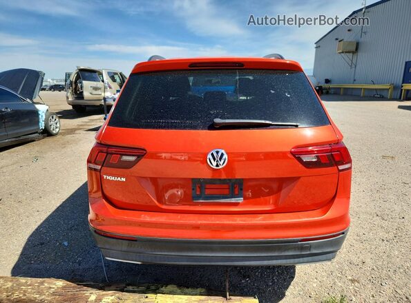 3VV1B7AX7KM140485 2019 VOLKSWAGEN TIGUAN Orange Widok z tyłu