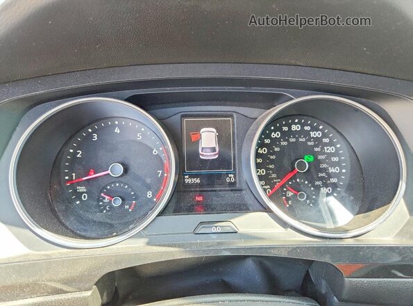 3VV1B7AX7KM140485 2019 VOLKSWAGEN TIGUAN Orange Widok zestawu wskaźników