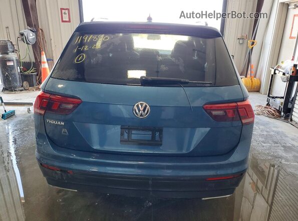 3VV1B7AX8LM053891 2020 VOLKSWAGEN TIGUAN Blue Widok z tyłu