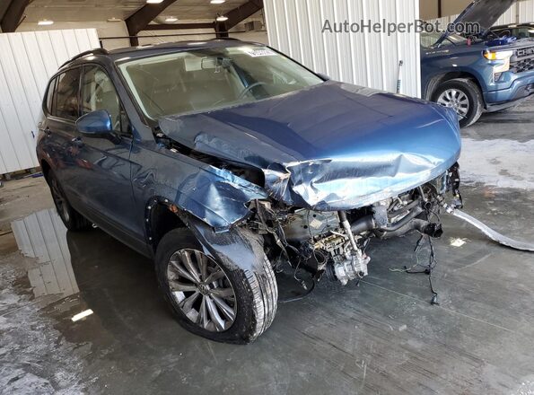 3VV1B7AX8LM053891 2020 VOLKSWAGEN TIGUAN Blue 