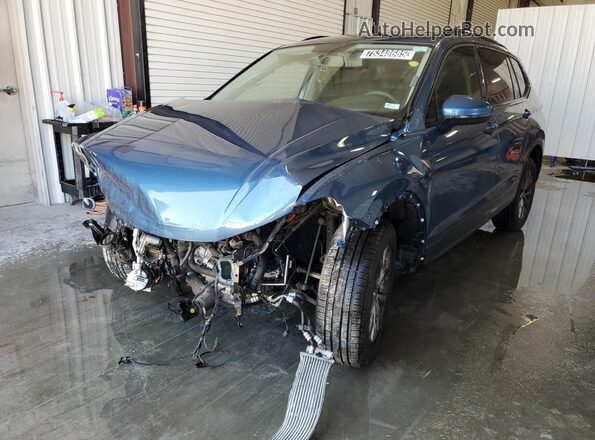 3VV1B7AX8LM053891 2020 VOLKSWAGEN TIGUAN Blue 