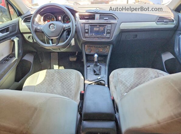 3VV1B7AX8LM081237 2020 VOLKSWAGEN TIGUAN Blue Вид панелі приладів
